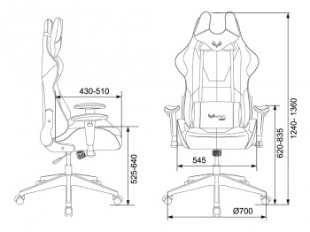 Кресло zombie viking 5 aero